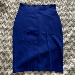 Cute blue pencil skirt